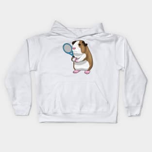 Guinea pig Tennis Tennis racket Kids Hoodie